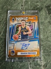 2023 Panini Phoenix -Rookie Signs Brandin Podziemski×Golden State Warriors× AUTO