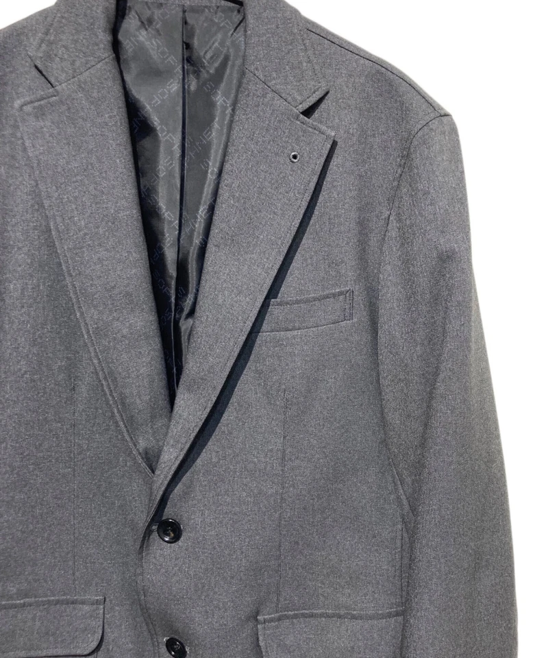 SOPHNET. 2-Button Sharkskin Jacket Size: M Gray Men SOPH-192041 - Image 3 of 4