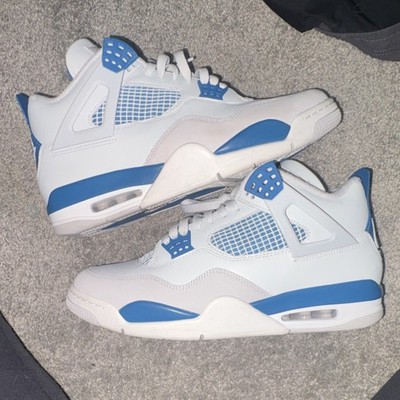 Jordan Air Jordan 4 Retro Military Blue 2024 FV5029-141 Men s Mid-Top Leather