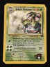 Pokémon TCG Erika's Venusaur Holo Rare Gym Challenge HP/Damaged Condition