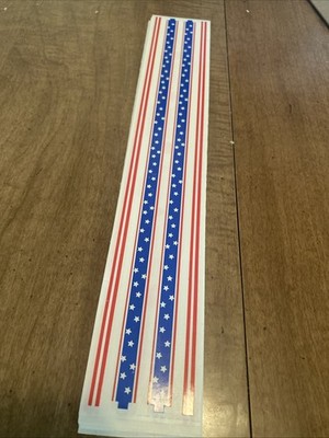 FOURTH OF JULY Design Line Sticker(4pc)12 Mrs.Grossman's  Holiday Stars & Strip
