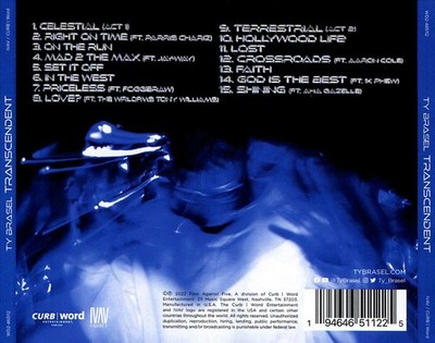 TY BRASEL - TRANSCENDENT NEW CD