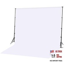 Photo Backdrop Curtains Backdrop for Photoshoot 10X 20 FT 10 20 White