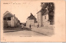 S25674 cpa 89 Chablis - Porte et route d'Auxerre