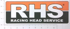 Vintage Racing Head Service Rhs Performance Racing Advertising Sticker Decal