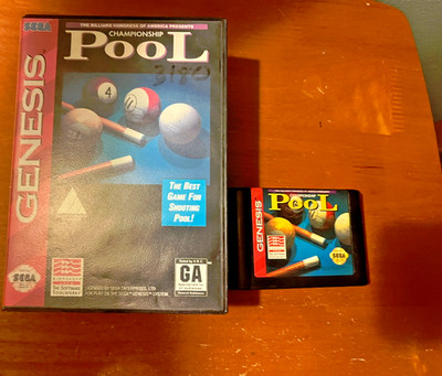 Championship Pool (Sega Genesis, 1993) -- CHAMPIONSHIP POOL for GENESIS in CASE