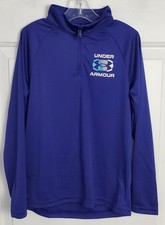 Under Armour Boys UA Velocity Branded Loose 1/4 Zip Sweatshirt - Size S - NWT