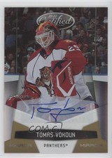 2010-11 Certified Mirror Gold Signatures 5/25 Tomas Vokoun #62 Auto 2d8
