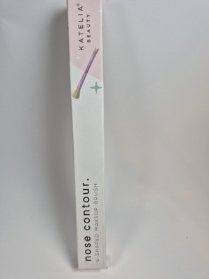   Katelia Beauty Nose Contour Makeup Brush   Dual-Ended U-Shaped Precision Brush