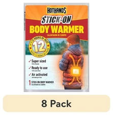 (8 pack) HotHands Stick-On Body Warmers,NEW PRODUCT EXPLOSION