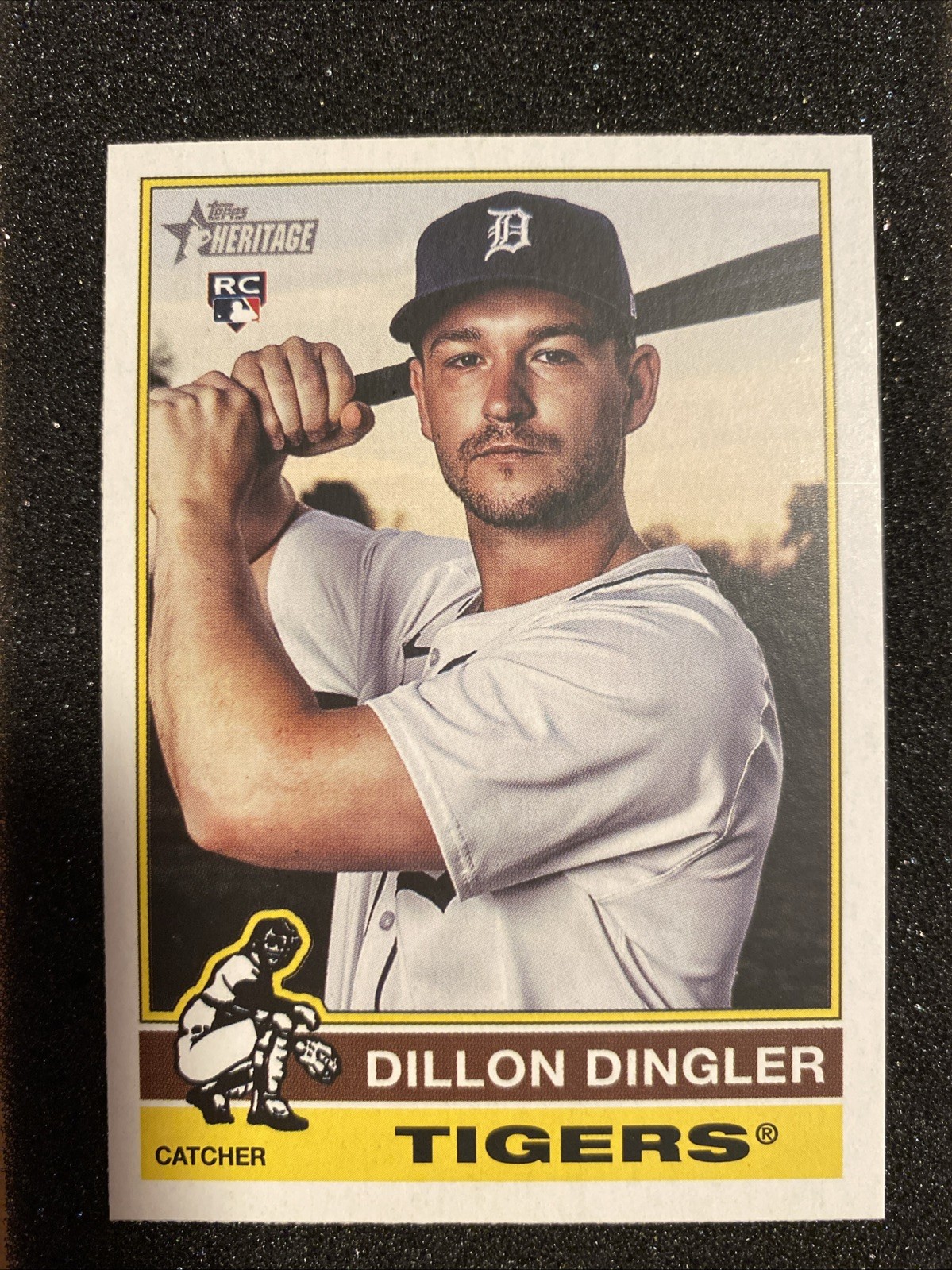 2025 Topps Heritage - Dillon Dingler #130 (RC) Detroit Tigers