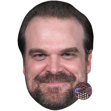 David Harbour (Beard) Big Head. Larger than life mask.