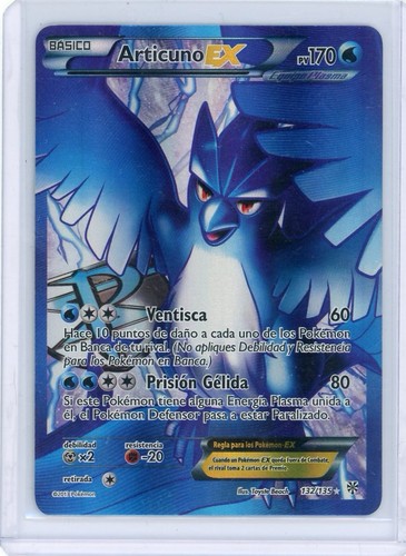 Pokemon Card - Articuno EX - 132/135 - Plasma Storm 2013