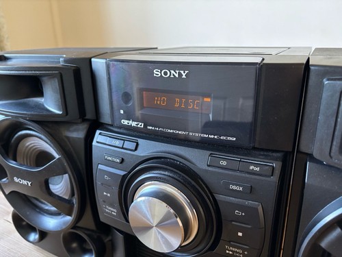 Sistema de componentes Sony MHC-EC69i Genezi Mini Hi-Fi iPod Dock reproductor de CD y control remoto - Imagen 4 de 19