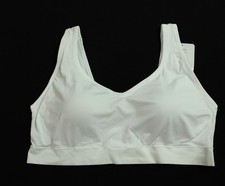 Jockey Women's Solid Seamfree Back Smoothing Bralette EJ3 White Out Size 3XL NWT