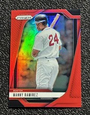 Manny Ramirez #’d /299 *Red Prizm* 2025 Panini Prizm Baseball #299 ⚾️ Red Sox