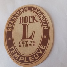 Ancienne étiquette bière Brie LAMBELIN  Templeuve