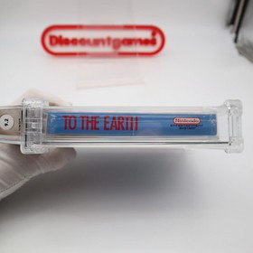 NES Nintendo TO THE EARTH - WATA GRADO 9.2 A+ NUEVO Y Sellado de F&aacute;brica con Costura en H!