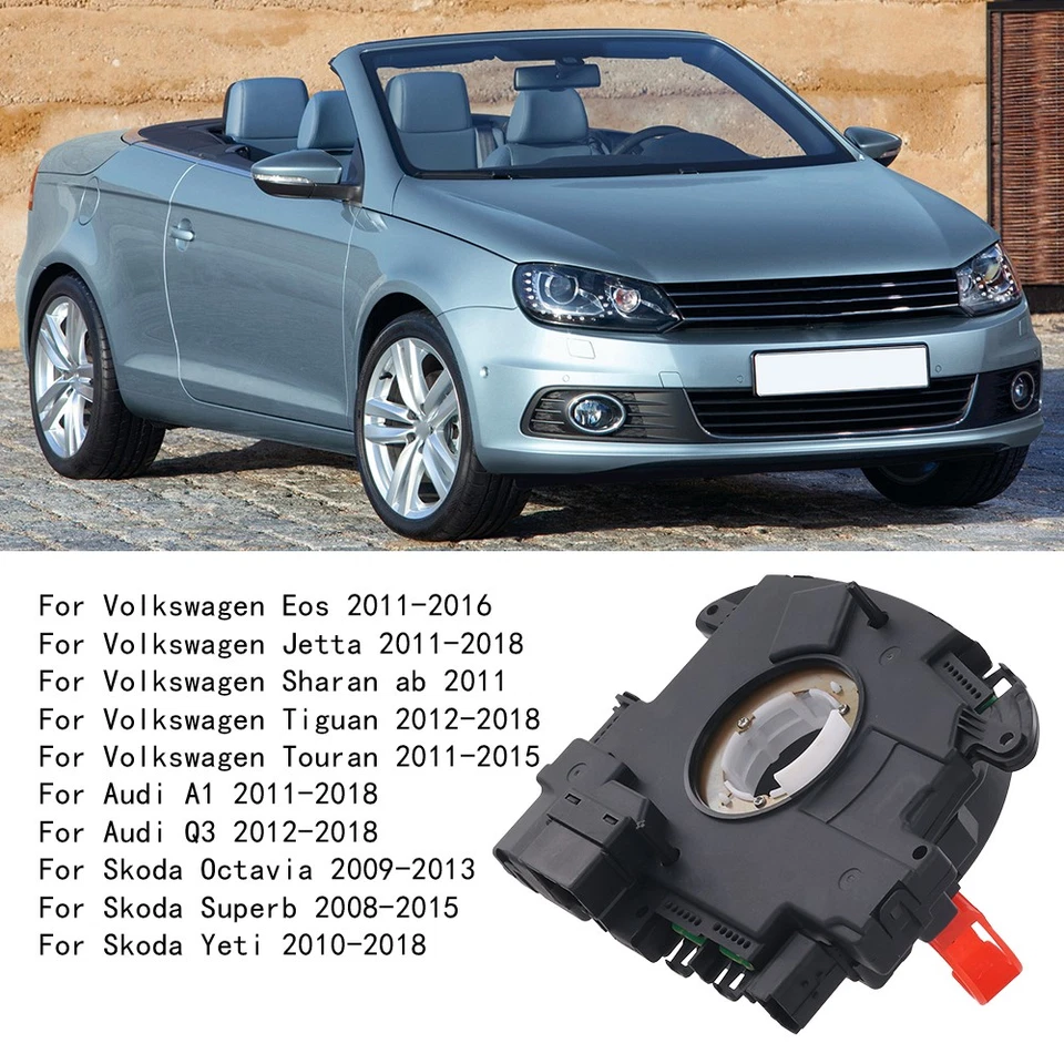 Unidad de control electrónica de columna de dirección muelle de bobinado para VW Jetta Audi Skoda 5K0953569AL - Imagen 2 de 4