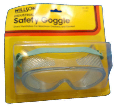Willson industrial safety goggles CP-401 1987 issued NOS sealed