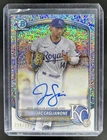 2025 Bowman Jac Caglianone Chrome Prospect Auto Speckle Refractor #/299 Royals
