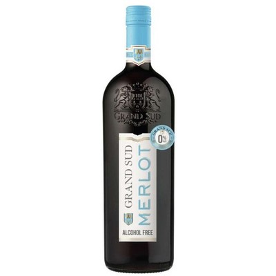 Grand Sud Rotwein Merlot alkoholfrei 1 l  Rotwein