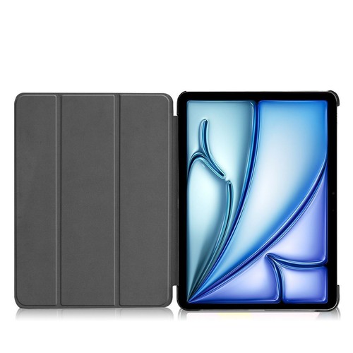 Hülle für iPad Air 13" 2025/2024 Bizon Case Flip Cover Etui Schutzhülle Grau - Bild 7 von 7