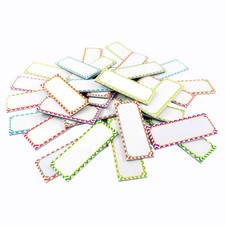 3.2" x1.2" Magnetic Dry Erase Labels Name Plates White Board 32 Labels 8