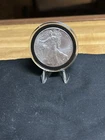 2015 American Eagle 1 oz Silver Coin Gem BU (slight Toning Obverse)