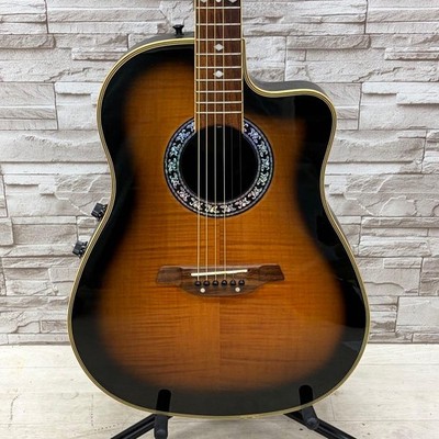 ARIA Electric Acoustic Guitar AMB-35 BS Brown Sunburst with Soft Case