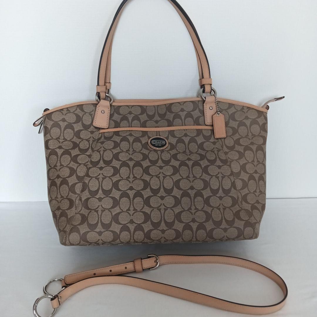 COACH Bag  Logo Pattern Handbag - image 1