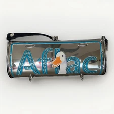 AFLAC Duck Swarovski Crystal Purse by Little Earth Rare Promo Metal Barrel  Bag