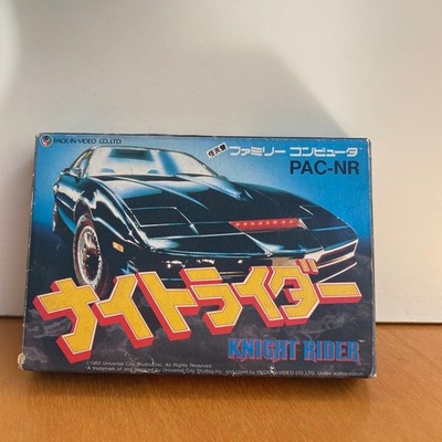 Knight Rider PAC-NR Famicom NES Japan Pack-In-Video Komplett in Box CIB