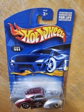  Hot Wheels Jeep Willys Coupe, Silver; 2001 Skin Deep Series 2/4. Collector #094