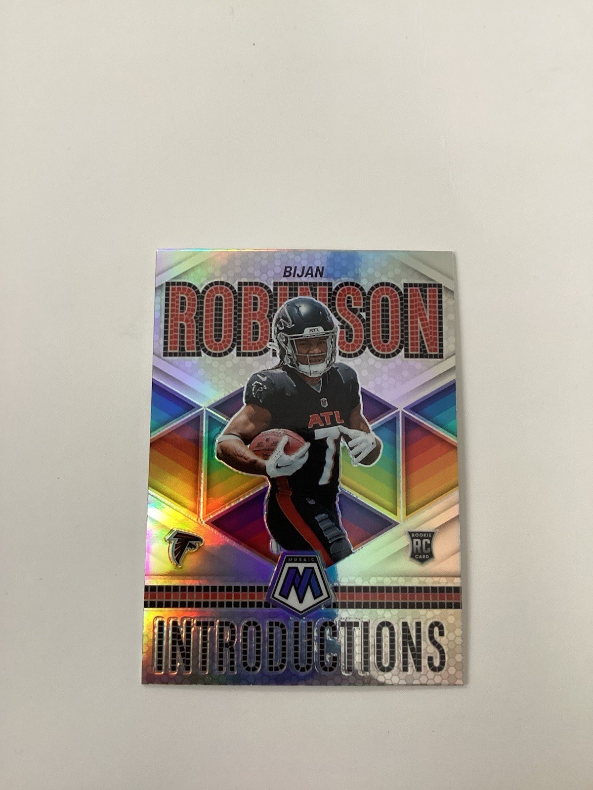 2023 Panini Mosaic Bijan Robinson Introductions Silver #I-6