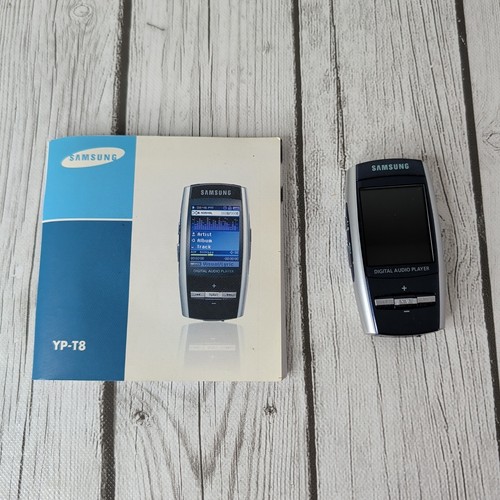 SAMSUNG YP-T8 MP3 PLAYER 512mb Tested Works Mint Condition With Directions
