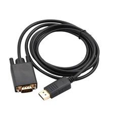 1080P DP to VGA Adapter Cable Display Port Male to VGA Male Converter Connecter