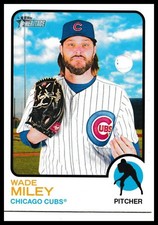 2022 Topps Heritage #716 Wade Miley Chicago Cubs High # SP