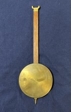 Antique 8 Day Gilbert American Regulator Wall Clock Pendulum 6.3 Oz. 12.5” Long