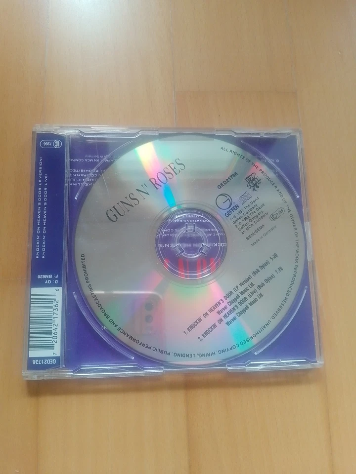 CD Guns'n'Roses Knockin' on heaven's door-Freddie Mercury Tribute-1992 Vintage - Bild 3 von 3