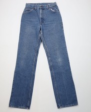 Vintage 70s 80s Levis Womens 13 Distressed Relaxed Fit Straight Leg Jeans USA