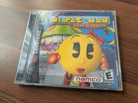 MS Pac Man Maze Madness Next Tetris QBert Hoyle Casino Sega Dreamcast Lot