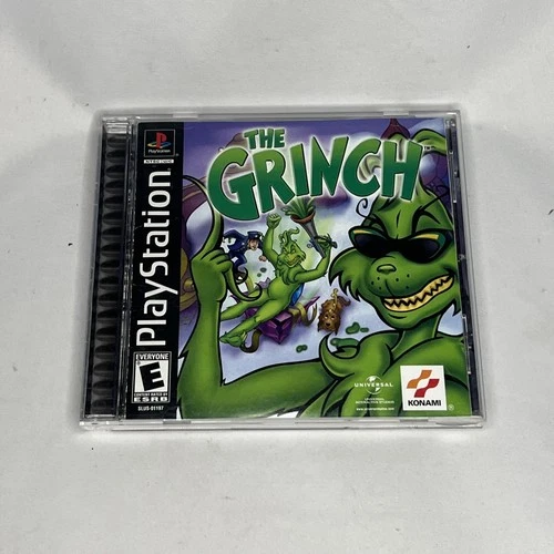The Grinch - PlayStation 1 One Complete Manual CIB Excellent