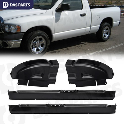 #ad Pair Rocker Panels amp; Cab Corners For 2002 2008 Dodge Ram Quad Cab 1500 2500 3500 $115.39