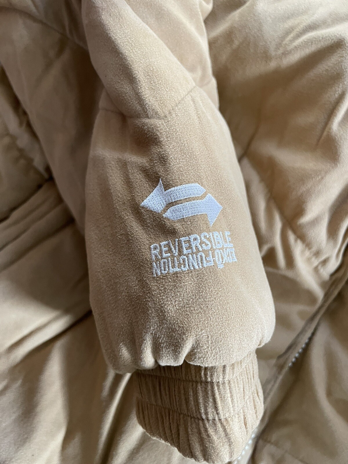 Ecko Function Reversible Men’s Bubble Jacket Khak… - image 2