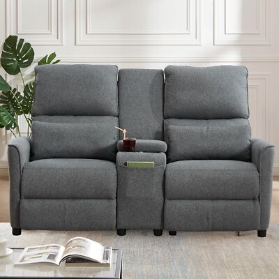 Loveseat Recliner Sofa Manual Recliner Loveseat Home Theater Seating Living Room