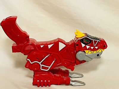 Power Rangers Dino Super Charge Red T-Rex Gun Morpher Blaster Works Great
