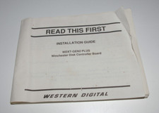 Western Digital WDXT-Gen 2 Plus Winchester Disk Controller Board Install Guide