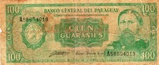 PARAGUAY - 100 Cien Guaranies 1963 - Rara