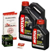 Suzuki Vs 1400 Intruder, 87-03, VX51L, Motul 10W40 ÖL, Hiflo ÖLfilter MotoröLset